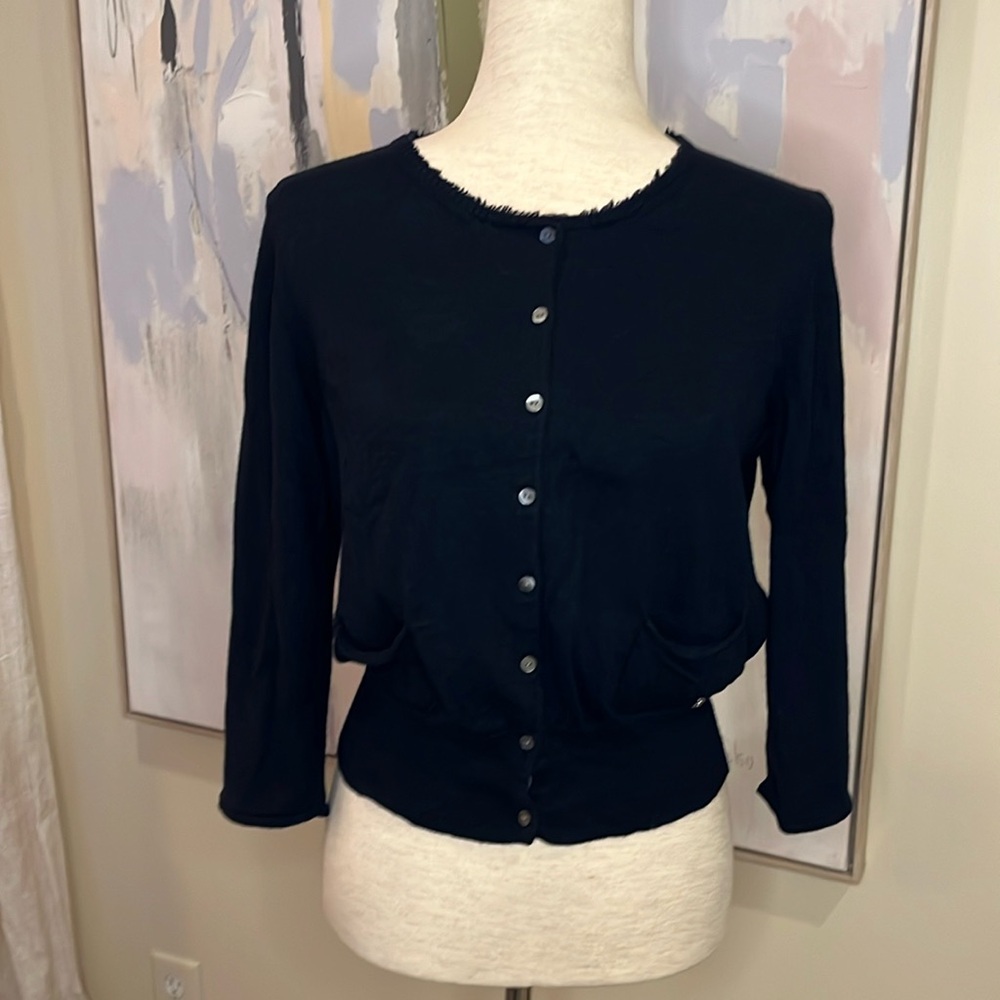 Bogner Navy Cardigan